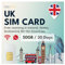 travSIM UK SIM-Karte | 50 GB Daten mit 4G/5G-Geschwindigkeit | Verwenden Sie die Europa SIM-Karte in Großbritannien und in über 30 EU-Ländern | SIM-Karte Europa Plan 30 Tage gültig.