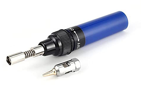 1 Stück Gaslötkolben, Butangas Lötkolben Werkzeug Schnurloses Butangas Lötkolben Lötkolben Schweißen Stift Werkzeug (Blau)