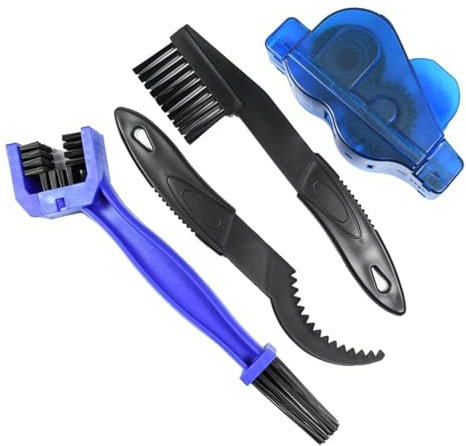 Limpiador de cadenas para bicicleta, cepillo de lavado con herramientas de mantenimiento para lavadora de cadenas de motocicleta