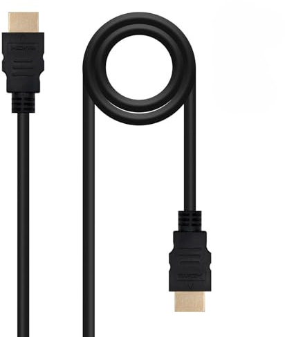 Blendend Zertifiziertes HDMI V2.0 Kabel, unterstützt Auflösungen von 4K @ 60Hz, A/M zu A/M Stecker auf A/M, schwarz, Länge 1 Meter, ideal für den Anschluss von High-Definition-Geräten.