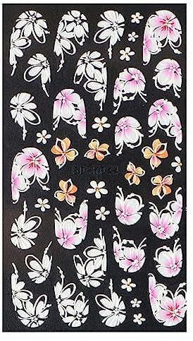 White Decals For Art 5D White Lace Embossed Sticker Elegant Pattern Relief Art Decoration