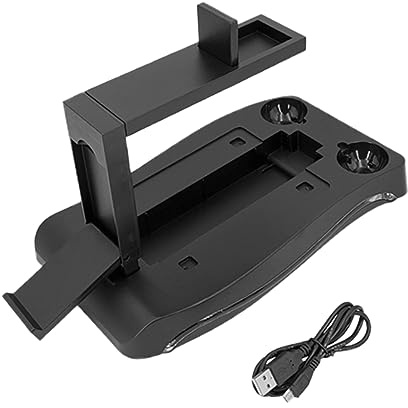 jojofuny Vr-spielbrillenständer Vr-spielkonsolenstation Vertikaler Controller-halter Platzsparende Aufbewahrung Für Vr-brillen Und Controller Multifunktionelle Ladestation Für Spielezubehör