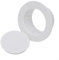 Cubierta decorativa redonda para agujero de aire acondicionado, cubierta desmontable de plástico con agujero de bloqueo en U, tapa de sellado de tuberías de alcantarillado, blanco, 40-100 mm (80 mm)