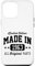 Vintage Made In 1963 Limited Edition Ricambi Originali Custodia per iPhone 12 Pro Max