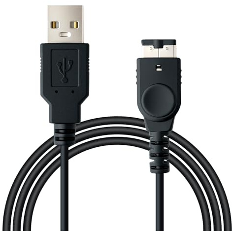 Tolesum Cavo di Ricarica USB per Nintendo DS Fat e Game Boy Advance SP (GBA SP) 1.2M - [NON per DS Lite/DSi/3DS] Alimentatore Caricatore Sostitutivo per NTR-001 / AGS-001