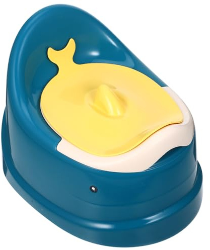 YARNOW Pot D'apprentissage pour Garçon et Filles Bleu, Siège de Toilette Portable pour Bébé et Tout-petits, Pot de Propreté Léger et Réutilisable, Adapté Maison, Voiture et Voyage,