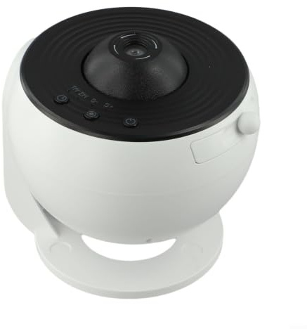 Smart Star Projector Night Light with App Control & for Alexa - 16.7M Colors 3D for Galaxy Lamp for Bedroom Ceiling Kids Room 14.5cm(Black and White)