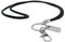Boshiho PU Leder-Schlüsselband, mit starkem Clip und Schlüsselanhänger für Schlüssel, Ausweiskartenhalter 40,6 cm schwarz 1