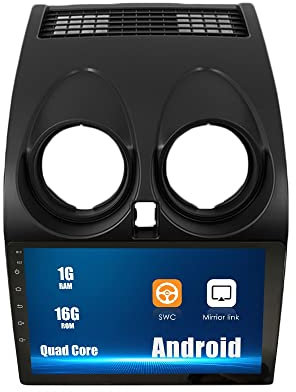 Android 10 Autoradio Navigazione per auto Lettore multimediale stereo GPS Radio 2.5D Touch Screen perNissan Qashqai 2006-2015