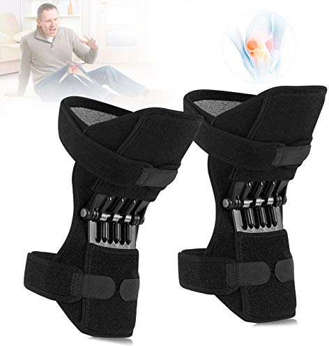 Knie-Booster, Knie Lifter, Power-Lift-Federkraft, Power Lift Gelenkstützen Knieschützer Knie Booster für Wandern, Laufen, Treppensteigen, Kniebeugen