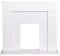 Adam Miami Fireplace Suite in Pure White, 48 Inch
