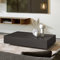 Klaar Design Tavolino Ret, tavolino da salotto, tavolino basso, tavolino da divano cm.90x60x h.15 (Antracite)