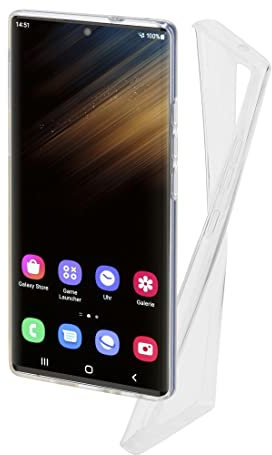 Hama Handyhülle für Samsung Galaxy S22 Ultra (5G) „Crystal Clear“ (durchsichtige Samsung S22 Ultra Hülle aus TPU, Flexible Schutzhülle, Handyschutz mit Anti-Rutsch-Oberfläche) transparent