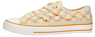 Große Damenschuhe, Sneaker in Übergröße Nina, Sneaker in Übergröße Häkeloptik, (44 EU, Nina Multi)