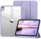 Vobafe Case for iPad A16 11th Generation 11 inch 2025/iPad 10th Generation 10.9 inch 2022, PC Clear Back Cover, Trifold Stand for iPad 11th/10th Gen with Pencil Holder, Auto Wake/Sleep, Lavender