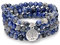 108 Mala Perles Bracelet-Méditation Balance Arbre de Vie Bracelet-Méditation 108 Mala Collier (Agate Jaspe Tache Bleue (Blue Spot Jasper Agate))