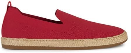Geox U Pantelleria A, Espadrille Wedge Sandal Hombre, Rojo, 42 EU