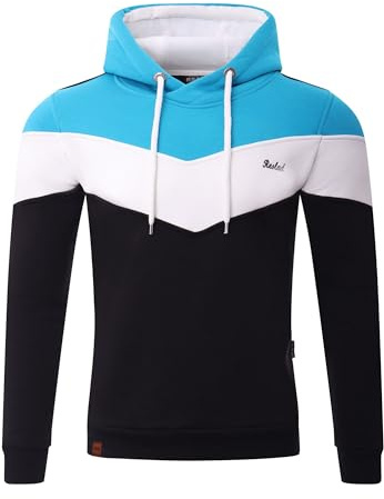 Reslad Kapuzenpullover Herren Sweatshirt | Hoodie Männer Pullover aus bequemer Baumwolle RS-1008