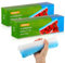 100 Pcs Freezer Bags, Food Storage Bags (2.27L) Double Seal Reusable Zip Lock Bags for Food Storage, Snacks, Fruits, Widen Bottom Soup Freezer Bags