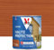 V33 Vernice per legno esterno in pino di oregon satinato, alta protezione 8 anni, alta resistenza idrorepellente e UV, resistente alle variazioni del legno, resina di origine vegetale, 0,75 l