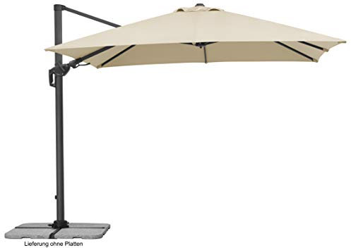 Schneider Sonnenschirm RHODOS TWIST ca. 300 x 300 cm natur