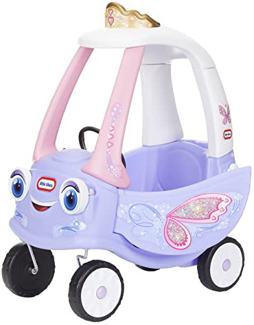 Cozy Coupe - Little Tikes - Fata - Macchinina per bambini - Porte, clacson e pianale da rimuovere - Dai 18 mesi