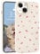 LuminousGuard for iPhone 7/8 / SE 2020 Case, Cute Kawaii Cherry Bow White Liquid Silicone Phone Case Slim Fit Soft Gel Rubber Protective Phone Cover for Women Girls