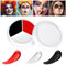 AOOWU Pintura Corporal y Facial, 3 Colores Pinturas Halloween Cara, Clown Maquillaje Halloween, Pintura Facial Aceitosa Adultos Niño, Kit Maquillaje Halloween Carnaval Festival Clown Vampiro Cosplay