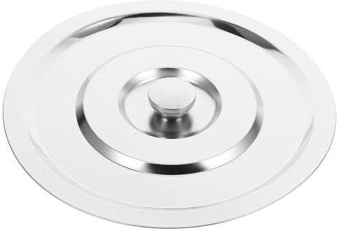 EXHUMKY Tapa de Cacerola de Cocina Inoxidable Sazonar Tapa de Olla Pequeña de Limpiar Uso Práctico para Cocinar 1 Pieza