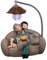 Gadpiparty Nachttischlampe Paare Nachtlicht Desktop Dekorative Lampe Romantische Familie Zufälliger Stil