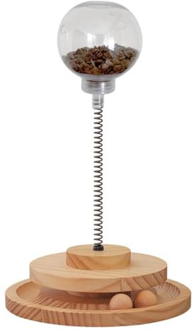 Katzenfutterspender Spielzeug - Katzen -Plattenspieler -Food -Bälle | Katzen -Plattenspieler -Spielzeug | Lebensmittelleckball Für Innenkatzen | Cat Feeder -Spielzeugfüllung Mit Lebensmitteln Und Leck
