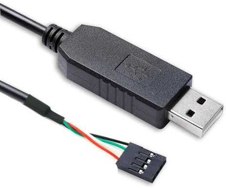 Cavo console USB con chip CP2102 - USB a TTL Serial UART per Aruba Wirelss Access Point-207/AP-304/305/AP-314/315 - Compatibile con AP-CBL-SER (1 m)