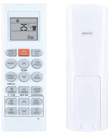 CLVIZCXOM AKB75215401 Remote Control Replacement for LG Air Conditioner Remote Control AKB74955604 AKB74955603 AKB75215401 AKB74955602 AKB75215402 AKB74955615 AKB74955617