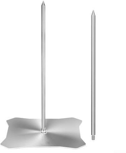 Grille de cuisson verticale en acier inoxydable pour griller diverses viandes sur barbecue