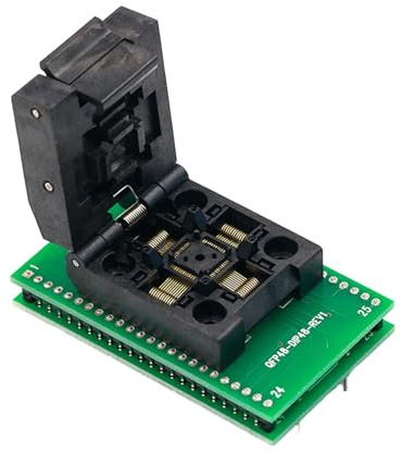 QINZITAO LQFP TQFP QFP48 auf DIP48 Programmierer, Brennsitz-Testsitz, 0,5 mm Abstand