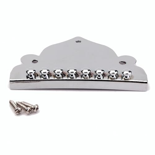 Fockety Cordier de Mandoline, Pickguard de Mandoline Triangulaire à 8 Cordes, en Alliage de Zinc Pièce de Rechange pour Chevalet de Guitare avec Vis pour Protection contre les Rayures