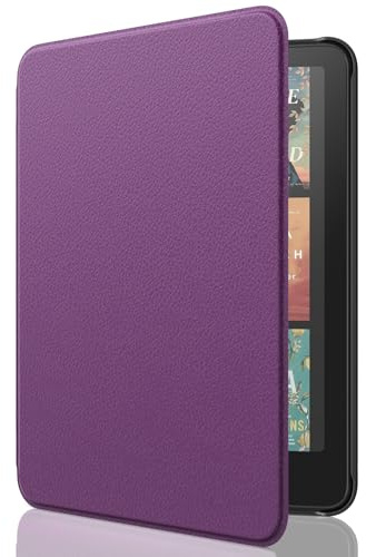 MoKo Case for 7 Kindle Paperwhite 12th Gen&Colorsoft 2024,Viola Intenso
