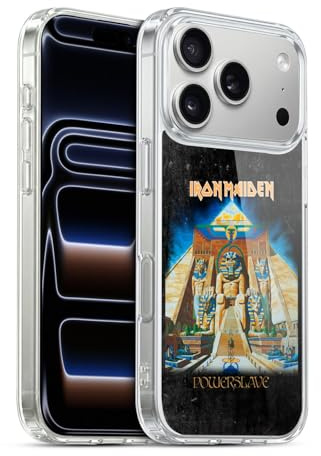 Head Case Designs Offizielle Iron Maiden Powerslave Plattencover Gelhülle [Militärischer Schutzgrad] Kompatibel Mit Apple iPhone 17 Pro Und Kompatibel Mit MagSafe