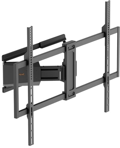 My Wall TV Wall Mount Swivelling - HP46L for XXL TVs 50-100 Inch up to 65 kg Tilting Extendable 3.5-25.9 cm Slim Design Quick Release VESA 200 x 200 to 800 x 600