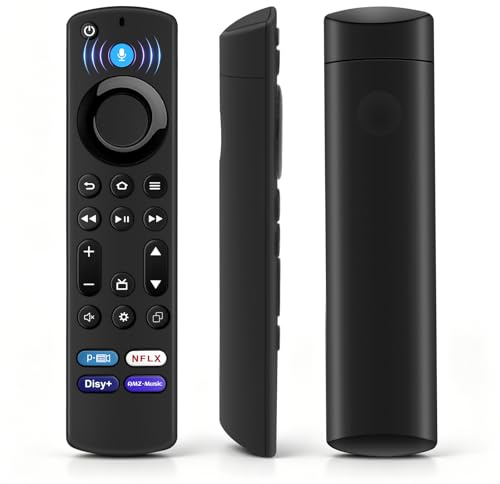 Replacement Voice Remote Control for AMZ F-ire TV S-Tick 4K/2nd/3rd Gen, for Smart TVs Cube 1st /2nd/3rd Gen, Remote with Voice Function Fit for AMZ Smart TV/Insignia/Pioneer/Toshiba