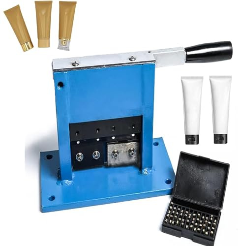 Manuelle Rohr-Crimp-Verbundmaschine für Aluminium-Kunststoff-Verbundrohre, ideal für Kosmetik, Medizin, Lebensmittelanwendungen
