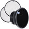 Andoer 7 / 180mm Difusor Reflector Estándar Sombra de la Lámpara con Rejillas de Panal 10 ° 30 ° 50 ° para Luz de Destello del Estroboscópico del Estudio y Accesorio de Fotografía Comercial