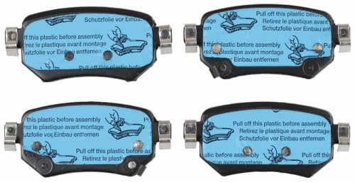 TRW GDB3632 Brake Pad Set of 4 Compatible for Mazda Atenza Saloon (GJ, GL) 2012 - Rear Axle and Other Vehicles