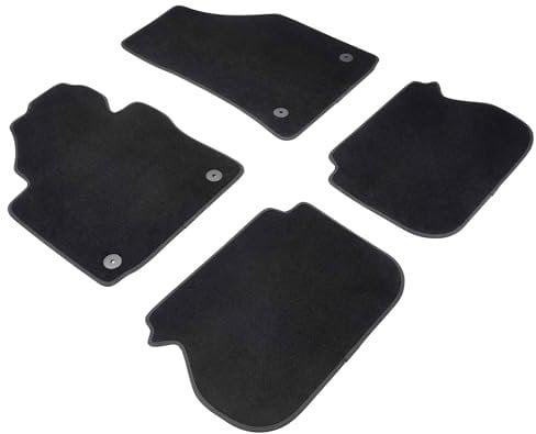 Walser Premium Auto Teppiche für VW Caddy III 03/2004-05/2015, 2 Schiebetüren, 100% passgenaue Auto Fußmatten Made in Europe, Fußmatte Auto, Autoteppich Auto, Fussmatten Auto