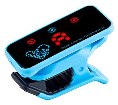 KORG - Pitchclip PC2 - Accordatore cromatico con clip per chitarra e basso, edizione limitata Pokémon, (PC2PZG)