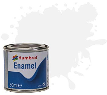 Humbrol AQ0022 Enamel Tinlet No 22 White - Gloss
