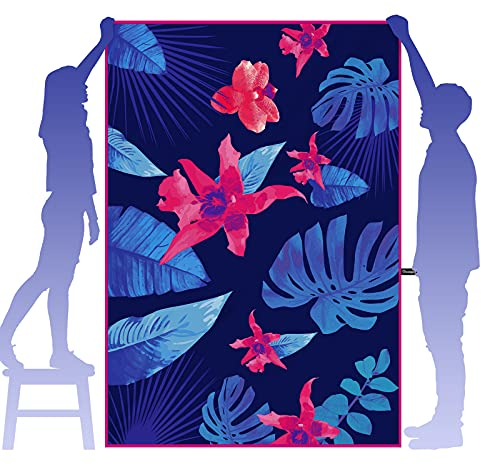 OCOOPA Mikrofaser Strandtuch - Extra großes 200x145 cm Schnell Trocknendes, Weiches, Leichtes, Pflegeleicht, Kompaktes, Sandfreies Handtuch, Perfekt für Strand Schwimmen