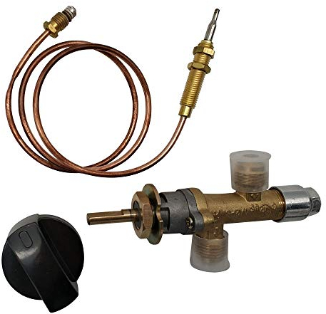 FKJLUN Terrassenstrahler Baldachin Shield Outdoor Indoor Kamine Ersatzteile Heater Komponente Messing Safety Control Valve System Ganze Sets 2ST Gas-Terrassenheizung Ersatzteile