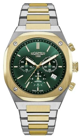 Roamer Herren Uhr Analog Quarz Chronograph 854837 47 75 50 Stingray R7 Edelstahl