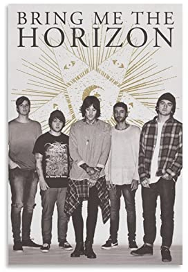 Shenywell Wanddeko Poster Bring Me The Horizon Poster mit englischer Aufschrift Bring Me The Horizon, Heimdekoration,für Schlafzimmer, Wohnzimmer, 50x70cm Kein Rahmen